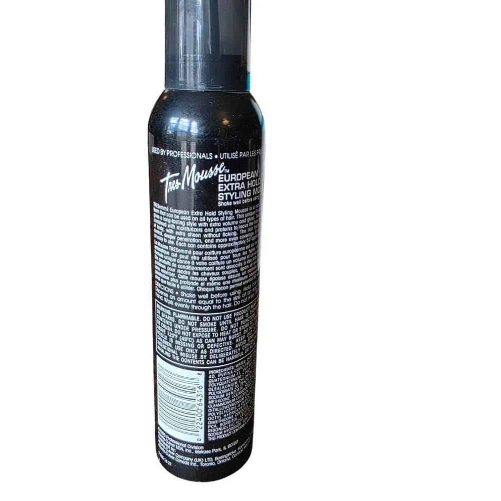 TRESemme vintage 1995 Tres Mousse European Extra Hold Styling Mousse 10.5 oz‎